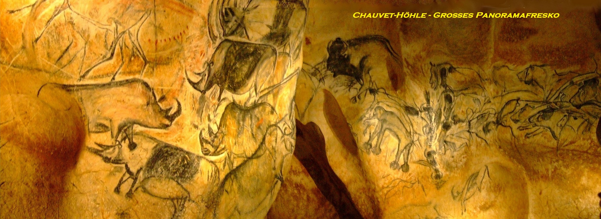 Chauvet-Höhle - Großes Panoramafresko